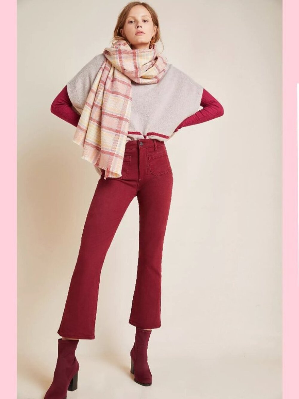 Anthropologie Paige Claudine High-Rise Ankle Flare Jeans 27